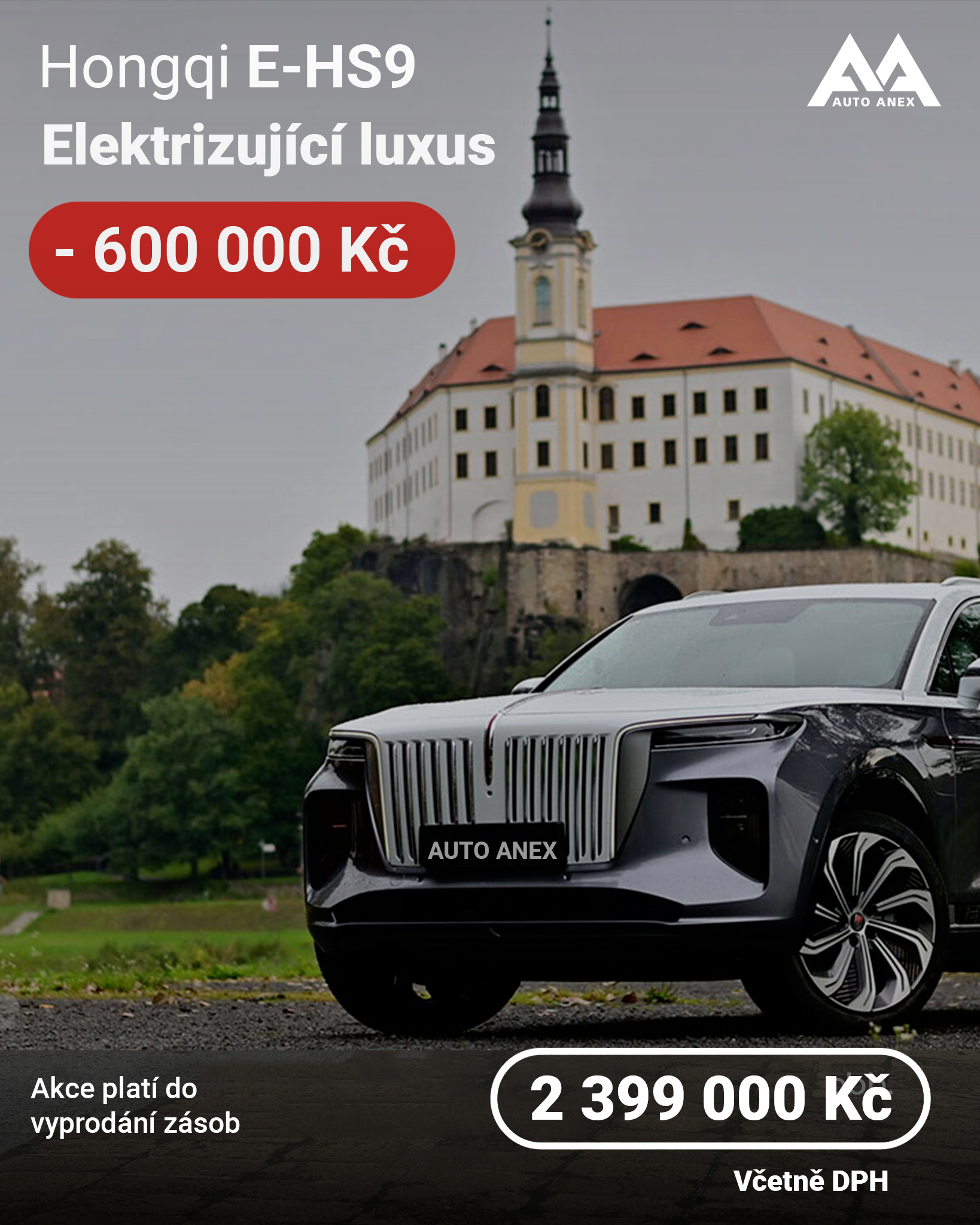HONGQI DĚČÍN AKCE - 75 000 Kč